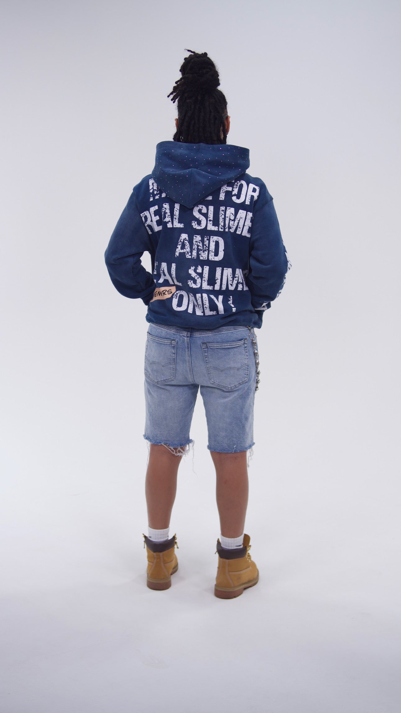 Navy “Members Only” zip-up