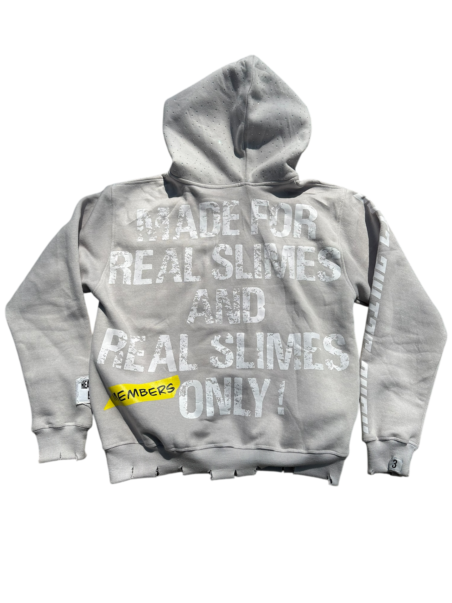 Light Gray “Members Only” zip-up